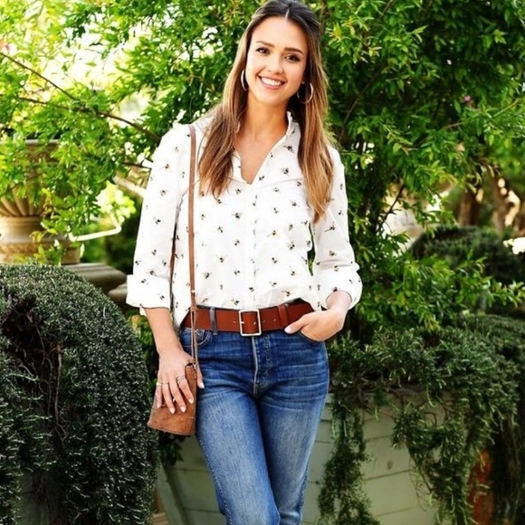 Victoria Beckham Long Sleeve Bee Women's Shirt Size S - Picture 1 of 9